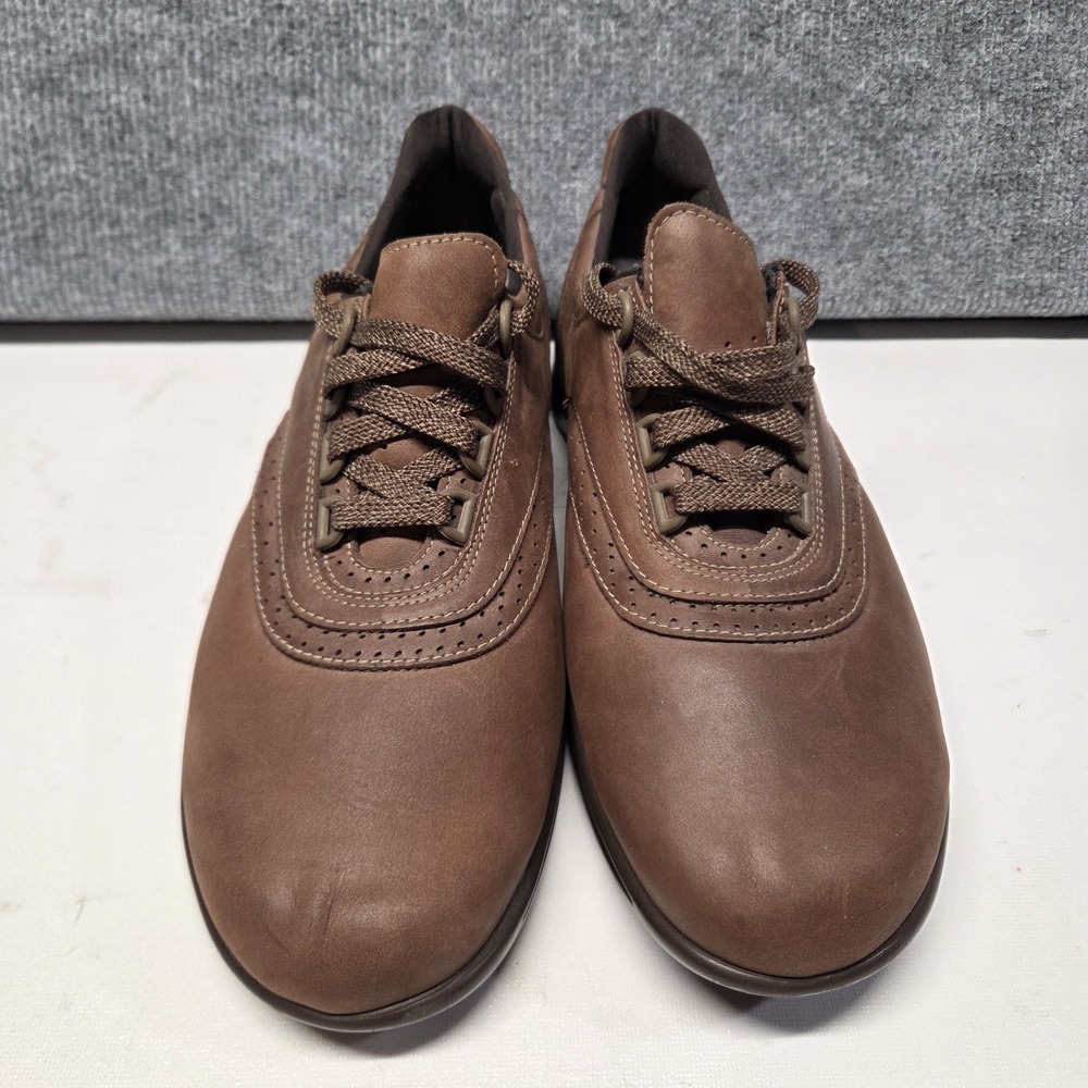 SAS Walk Easy Comfort Size 11 Brown Leather Walking Shoes Made in USA Orthopedic - Picture 3 of 14